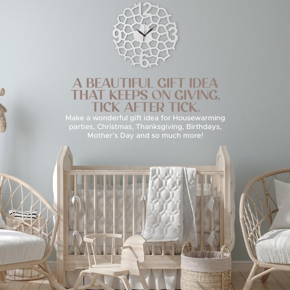 Modern Wall Clock, by MSK Non-Ticking, Decorative 11.5 ✨️$40 on Amazon✨️ - Picture 6 of 8